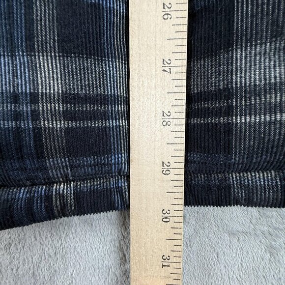 Tommy Bahama Vest Mens XXL Blue Gray Plaid Reversible Quilted Full Zip Corduroy - Picture 12 of 13